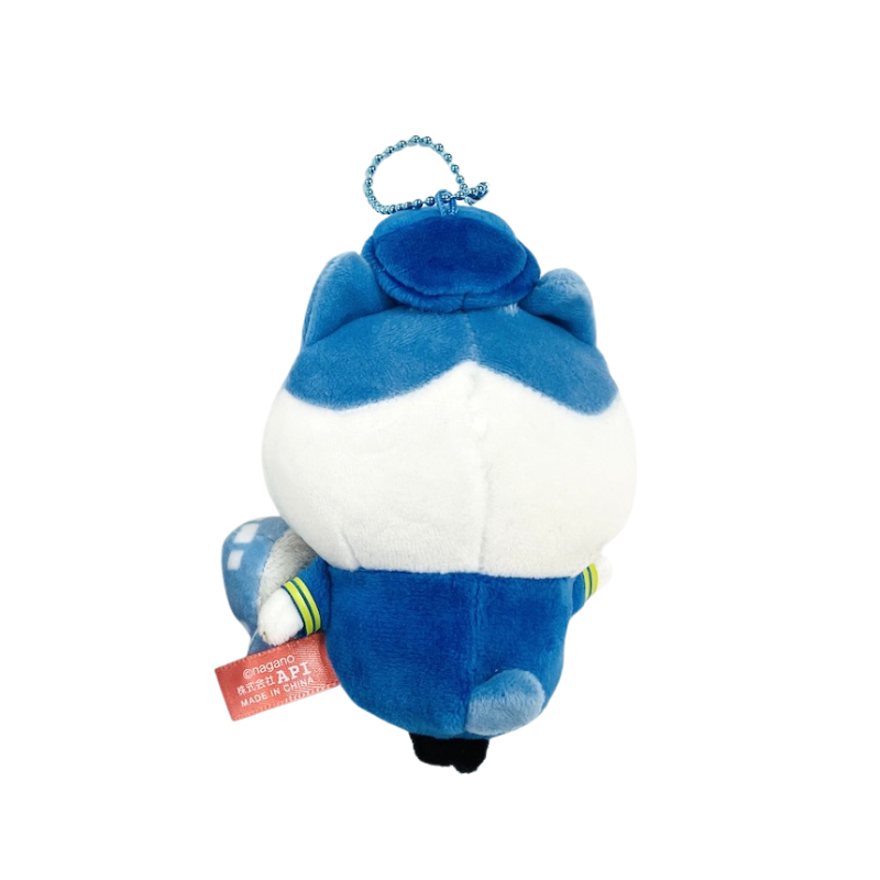 chiikawa-hachiware-airport-limited-edition-pilot-mascot-holder-keychain