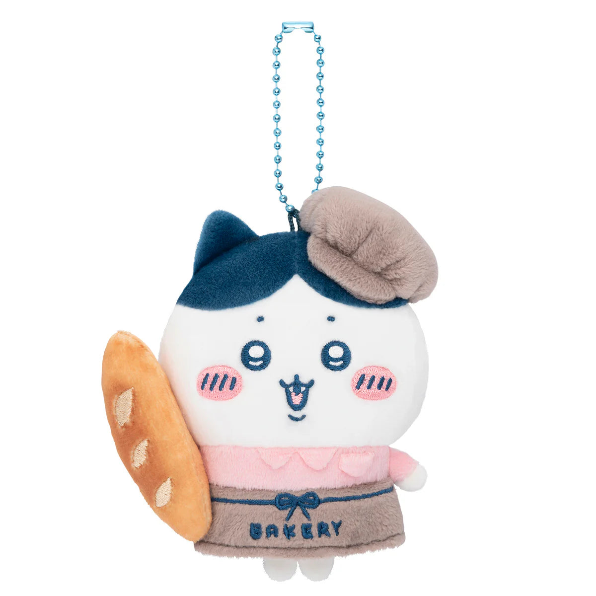 chiikawa-hachiware-chiikawa-bakery-staff-mascot-holder-keychain
