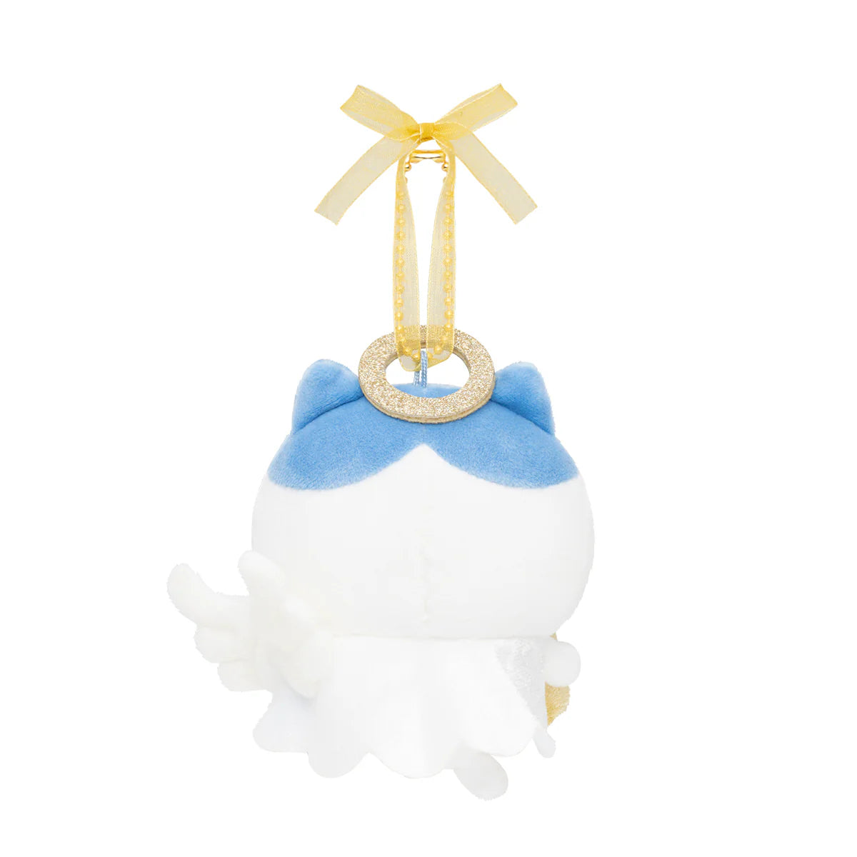 chiikawa-hachiware-nagano-characters-fluffy-angel-mascot-holder-keychain