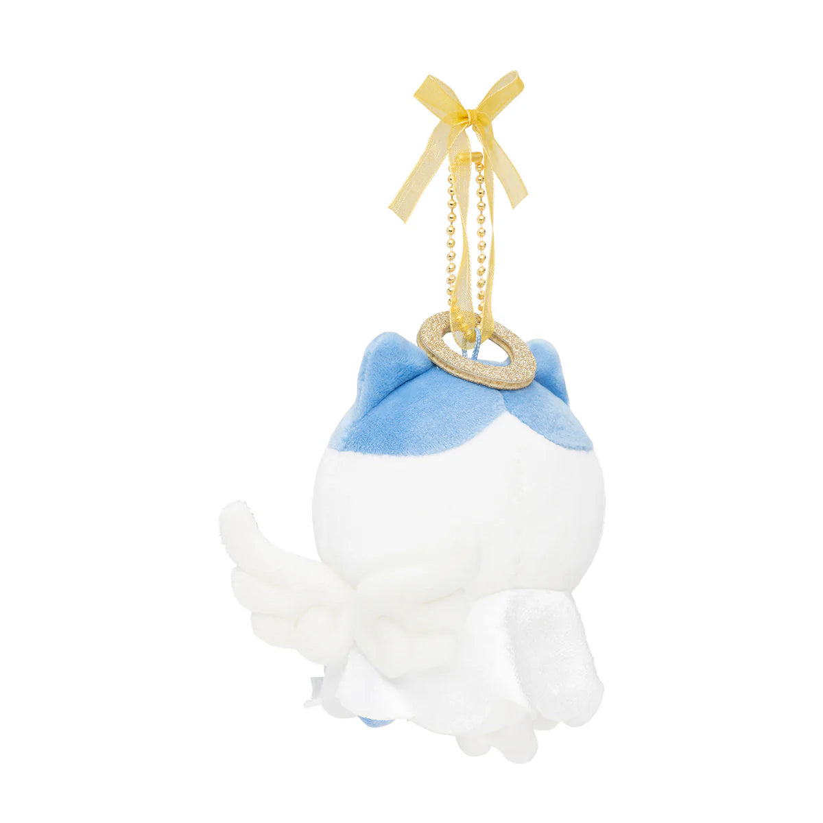 chiikawa-hachiware-nagano-characters-fluffy-angel-mascot-holder-keychain