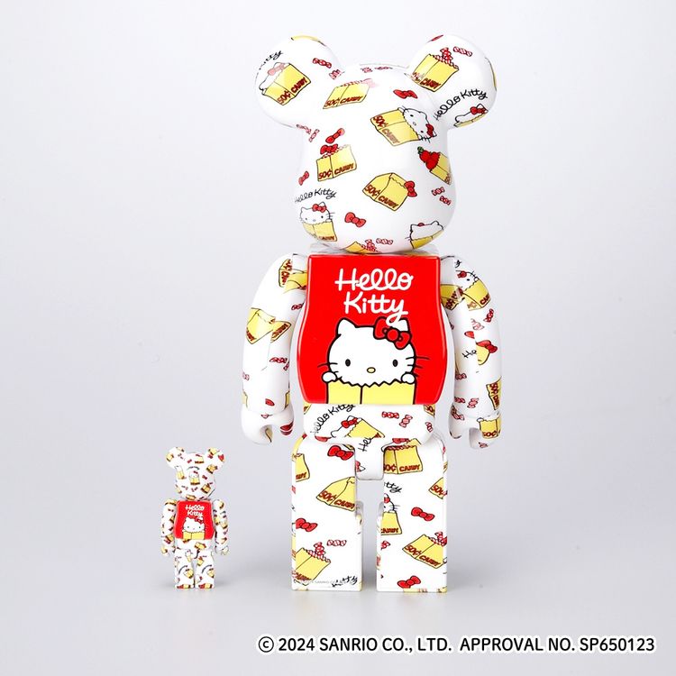 MEDICOM TOY BE@RBRICK x Hello Kitty Exhibition Model 100％ & 400