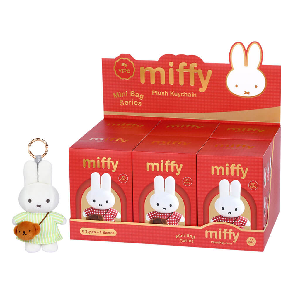 シークレット　VIPO ミッフィー　ブラインドボックス　vipo ミニバッグ MIFFY x VIPO Mini Bag Series Plush Keychain Blind Box | YORE STORE