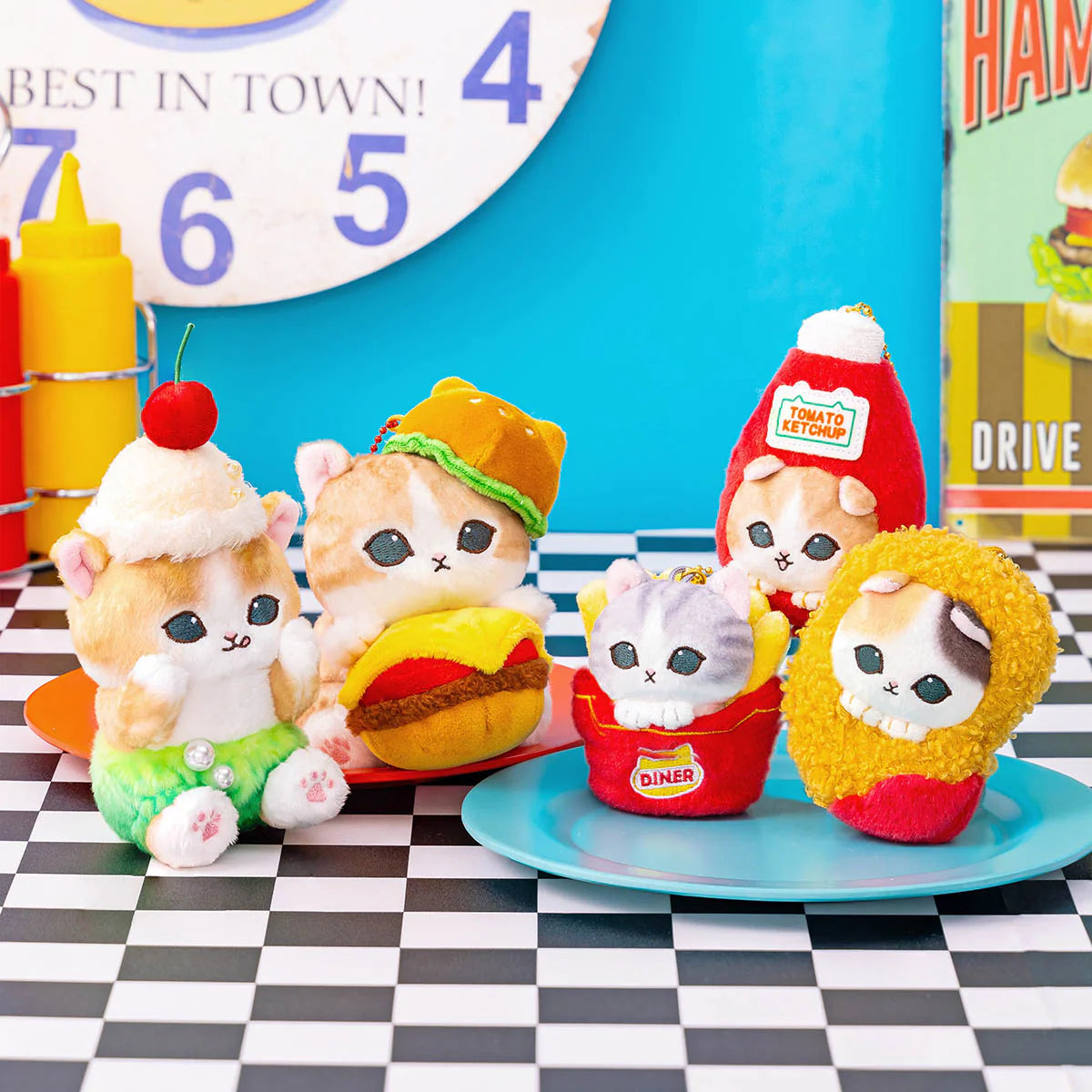 mofusand-diner-burger-meow-mascot-holder-keychain
