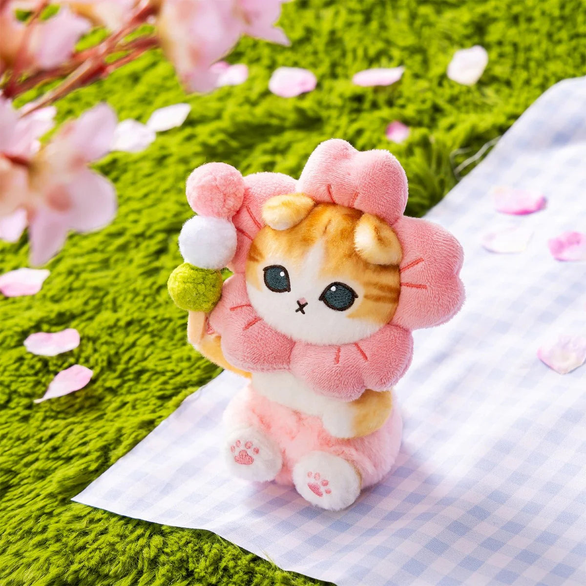 mofusand-dumpling-over-flowers-mascot-holder-keychain