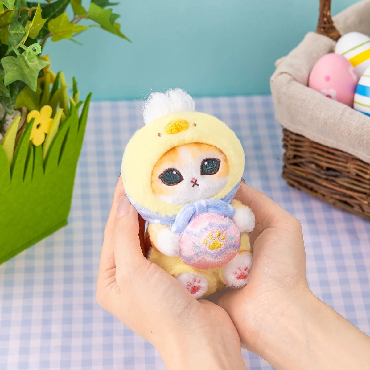 mofusand-easter-tweet-mascot-holder-keychain