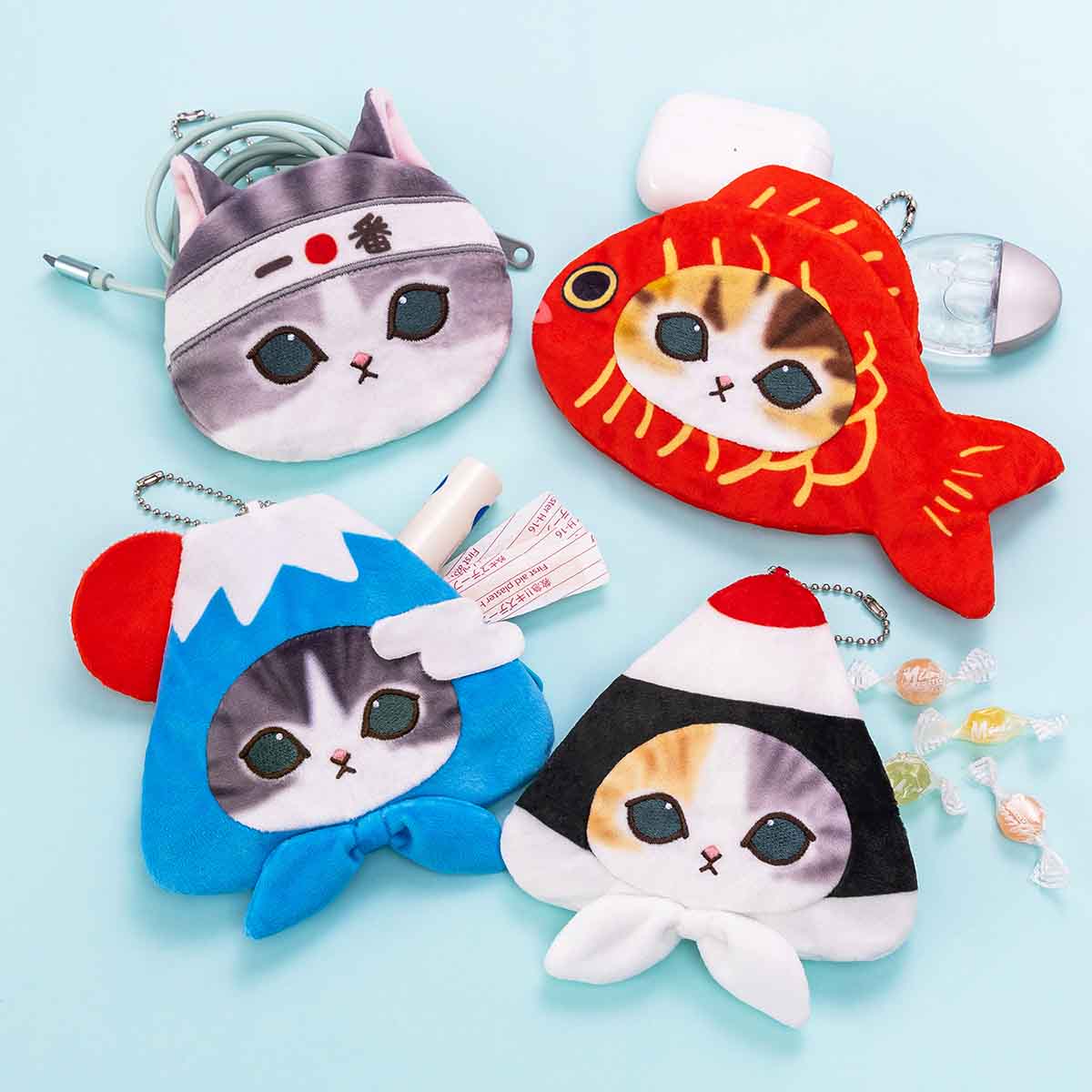 mofusand-japanese-heart-cat-pouch-blind-box-1pc-