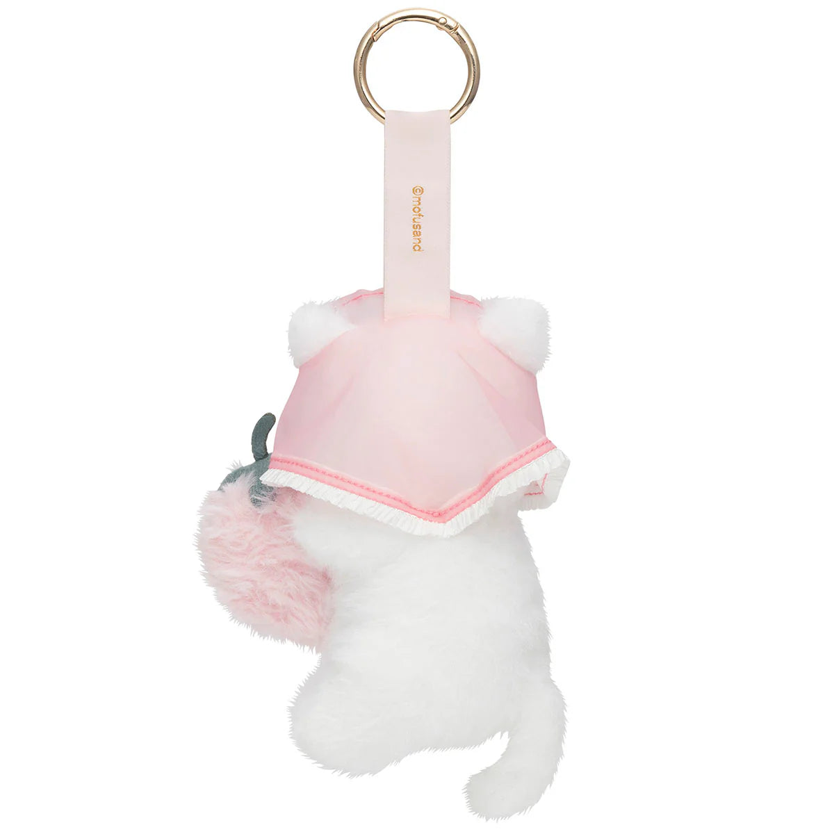 mofusand-merci-strawberry-mascot-holder-keychain-strawberry-white-cat-