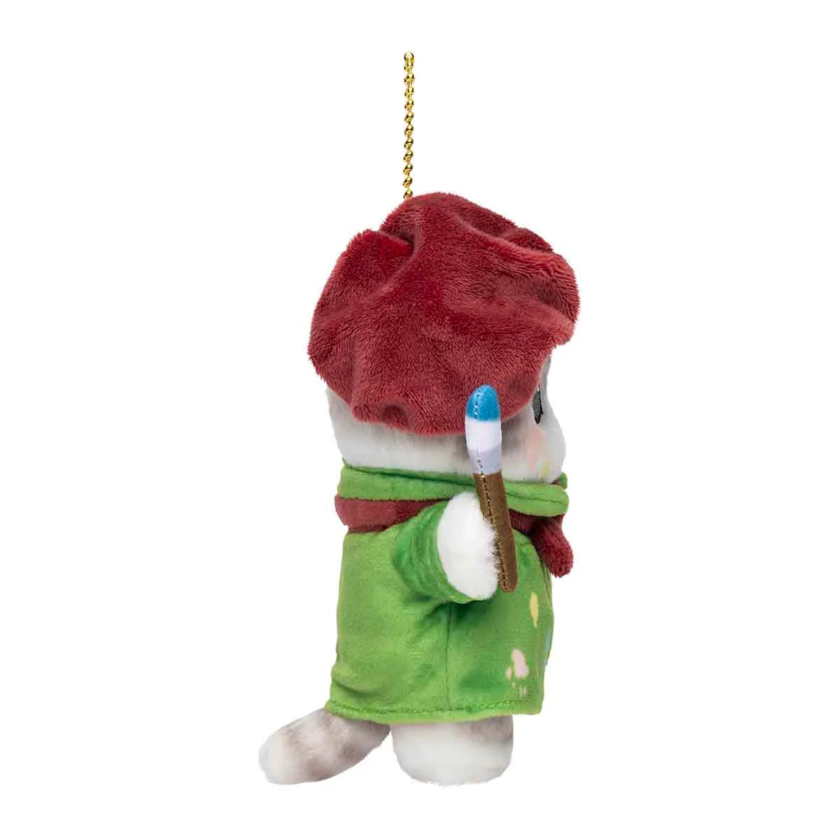 mofusand-mofumofu-journey-painter-cat-mascot-holder-keychain