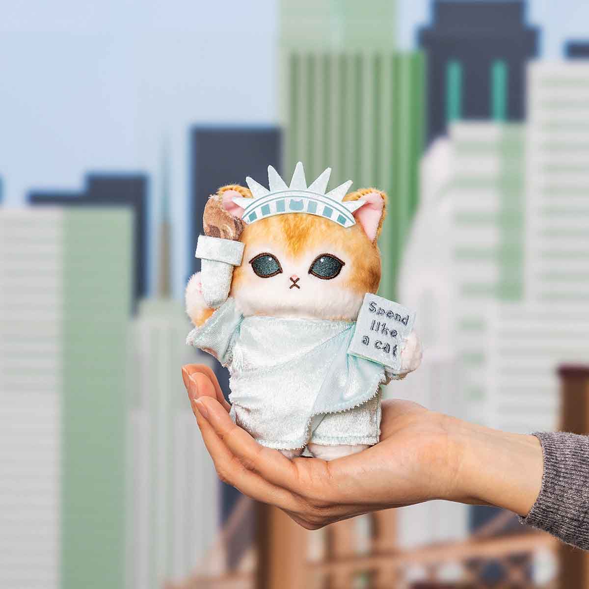 mofusand-mofumofu-journey-statue-of-liberty-cat-mascot-holder-keychain