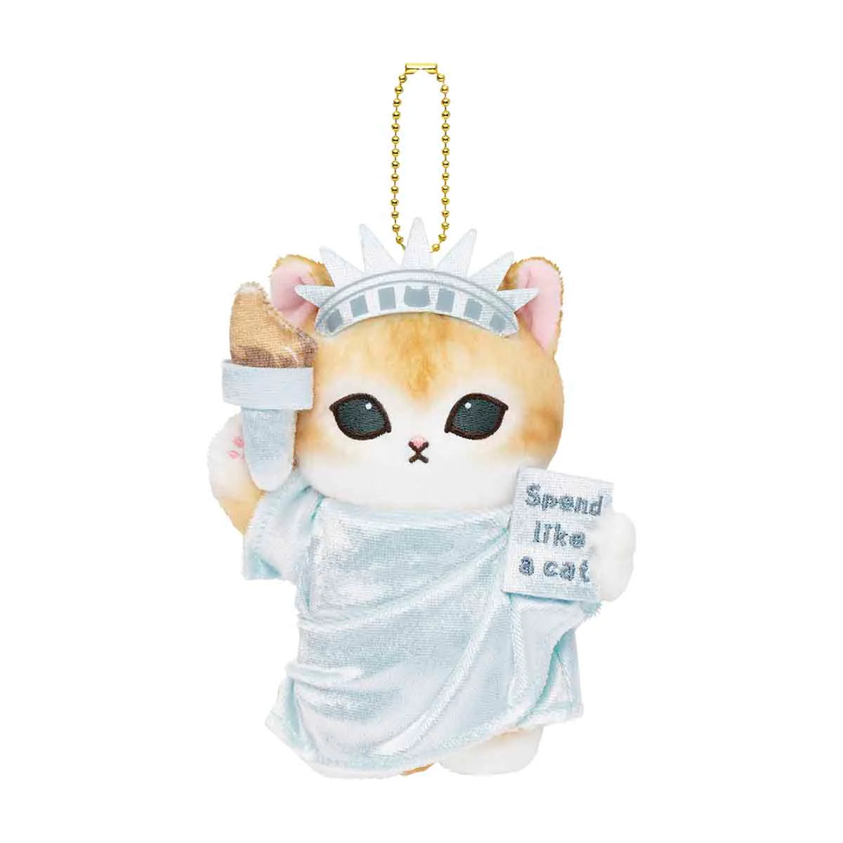 mofusand-mofumofu-journey-statue-of-liberty-cat-mascot-holder-keychain
