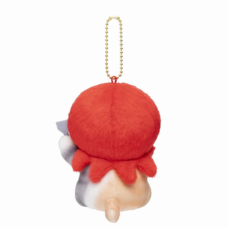 mofusand-red-octopus-mascot-holder-keychain