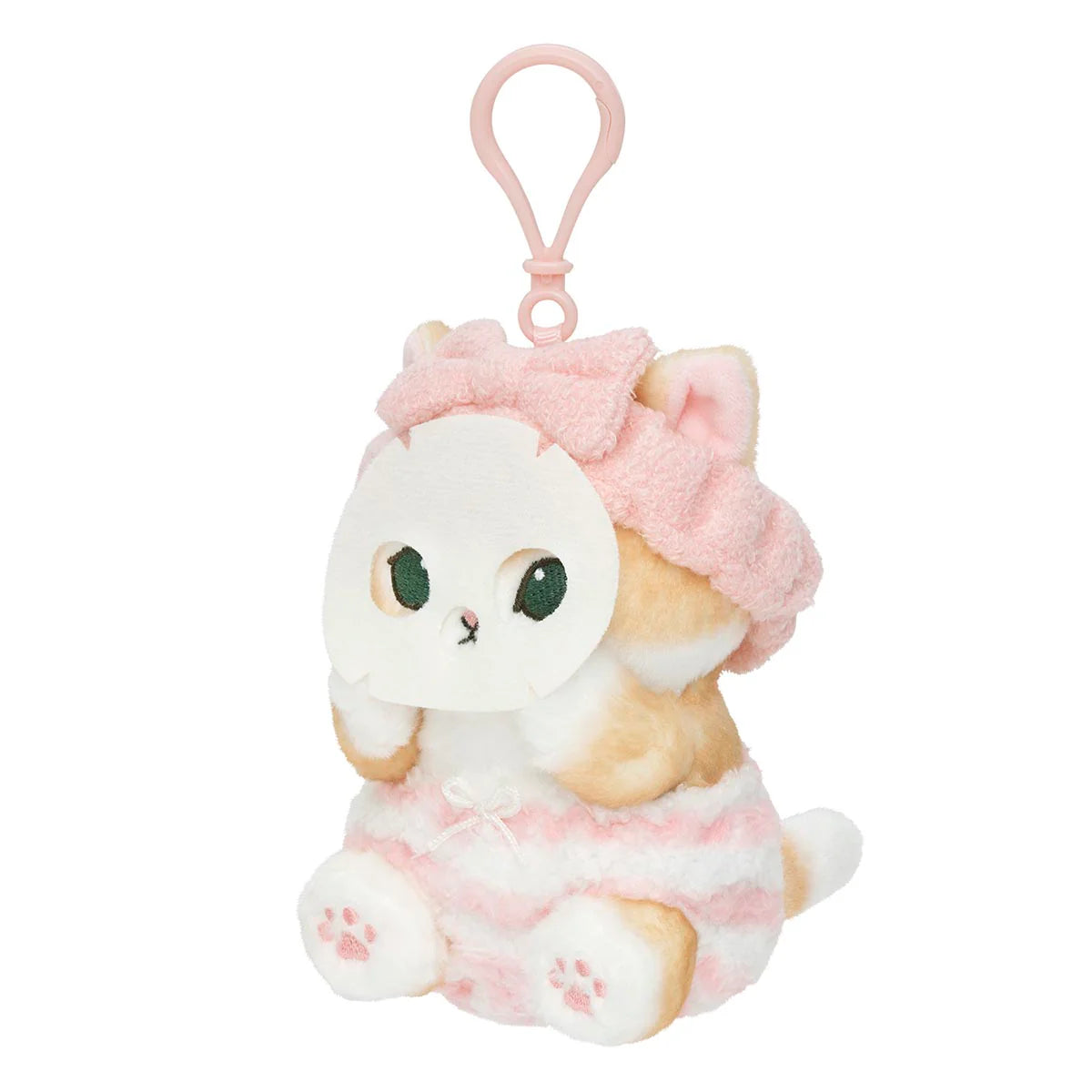 mofusand-relaxing-at-home-mascot-holder-keychain-face-mask-meow-