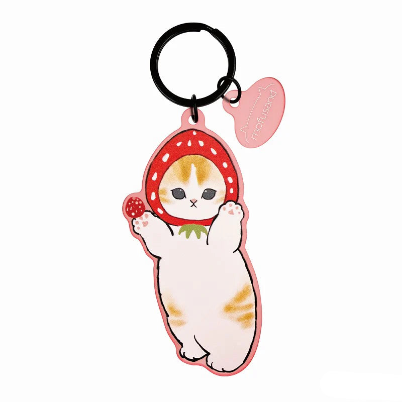 mofusand-strawberry-acrylic-keychain