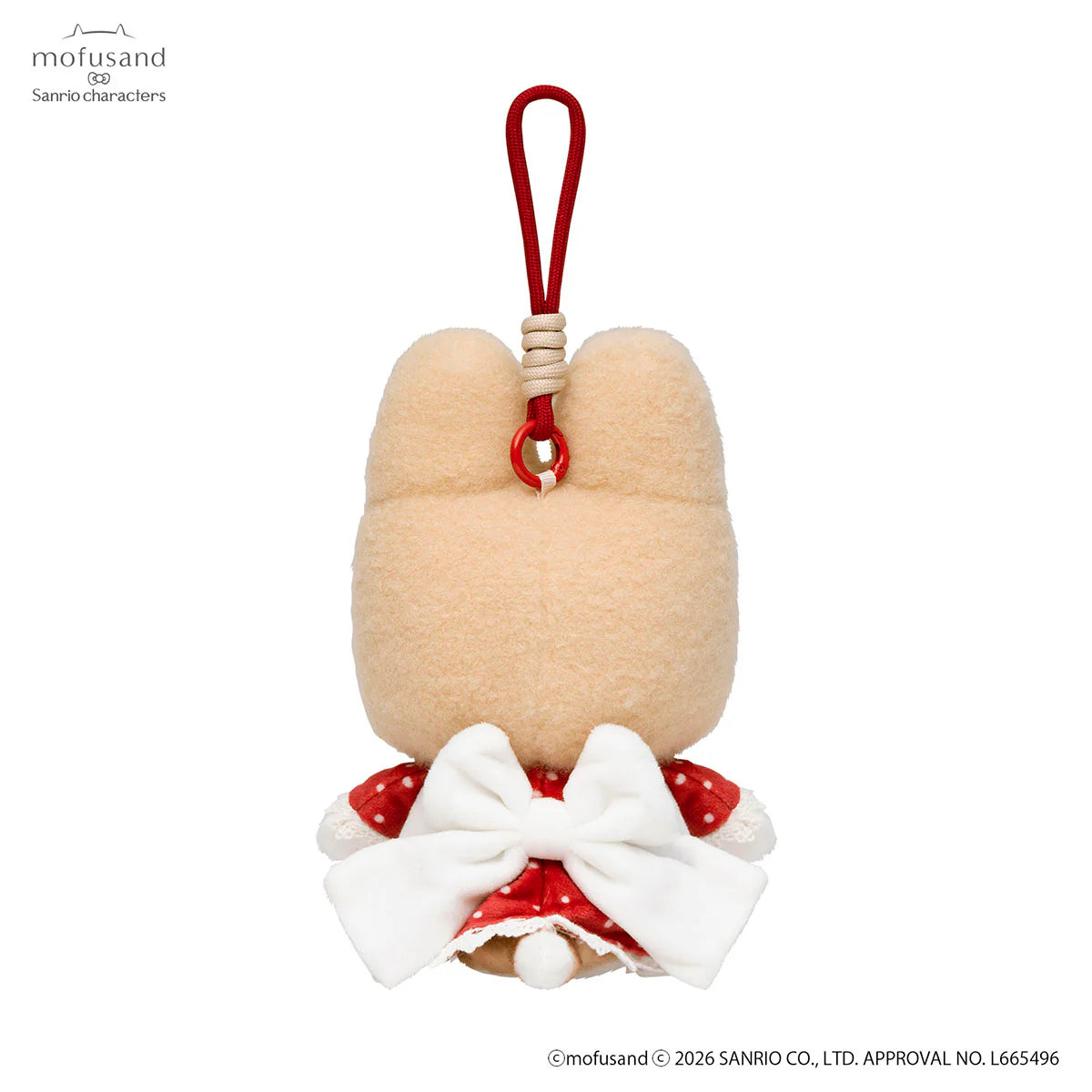 mofusand-x-sanrio-characters-fluffy-mascot-holder-keychain-marron-cream-