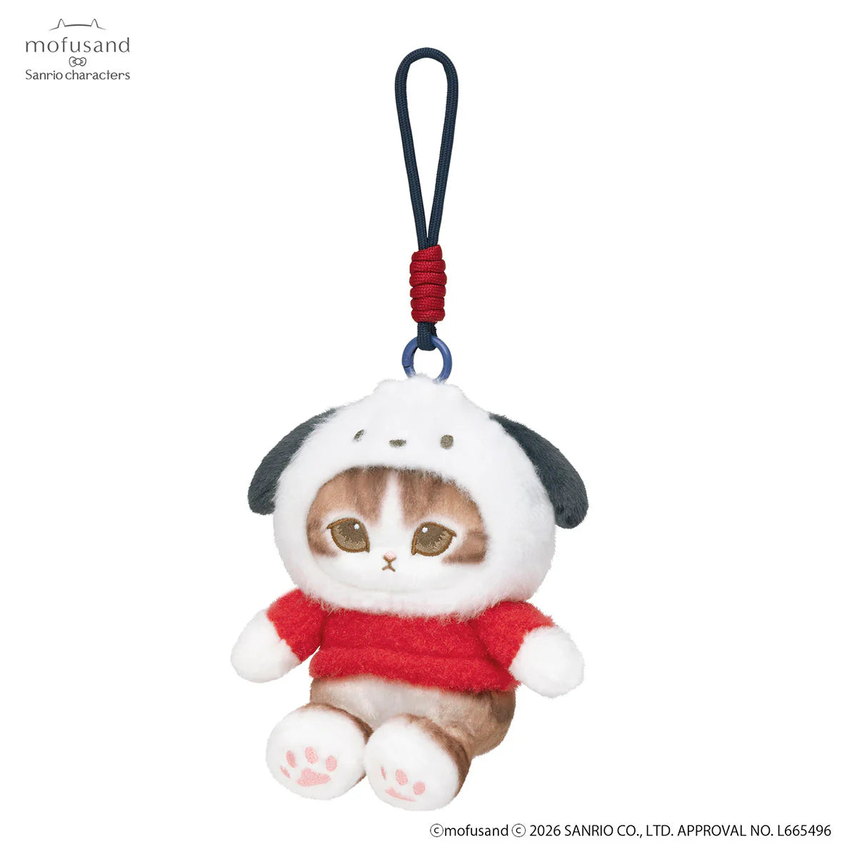 mofusand-x-sanrio-characters-fluffy-mascot-holder-keychain-pochacco-