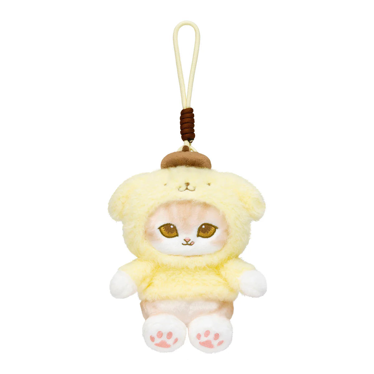 mofusand-x-sanrio-characters-fluffy-mascot-holder-keychain-pompompurin-