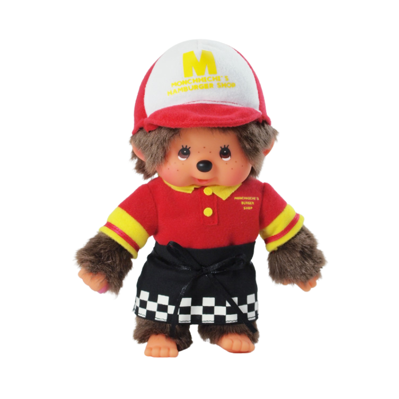 monchhichi-40th-anniversary-burger-shop-boy-plush-doll