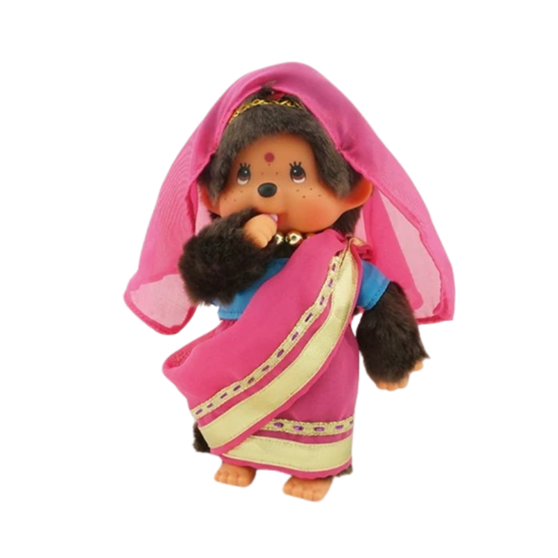 monchhichi-40th-anniversary-world-india-girl-plush-doll