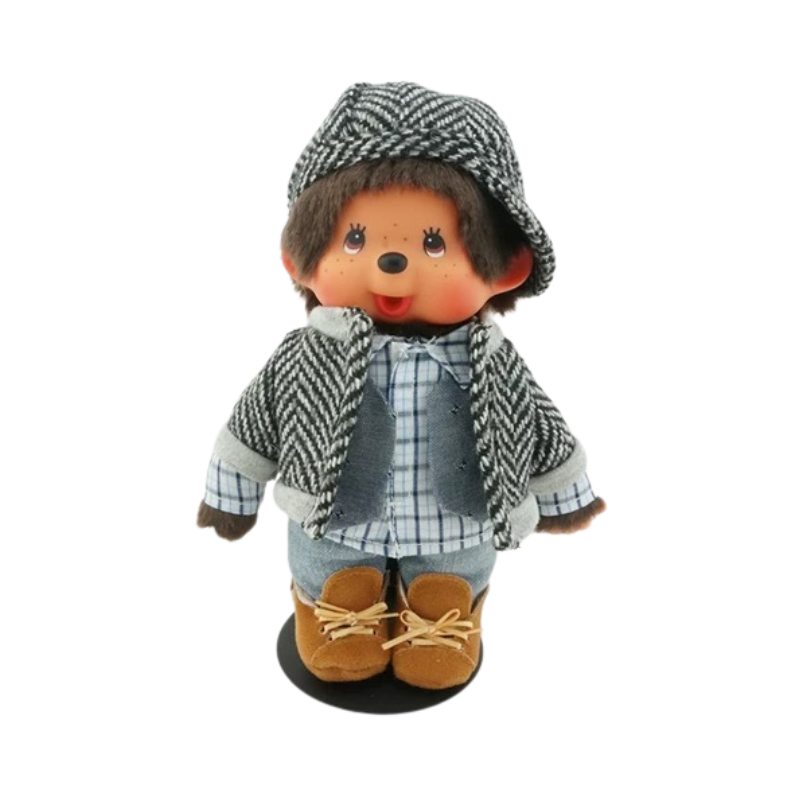 monchhichi-40th-anniversarytweed-jumper-boy-plush-doll