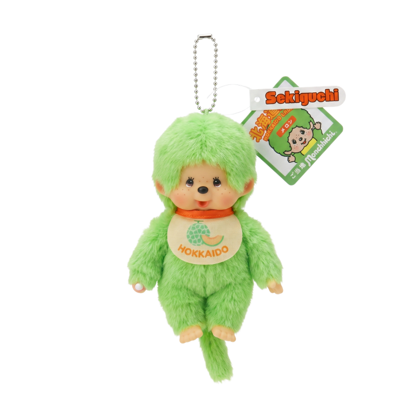 monchhichi-hokkaido-limited-melon-mascot-holder-keychain