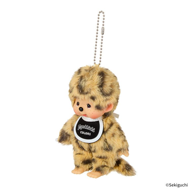 monchhichi-monchhichi-colours-leopard-print-mascot-holder-keychain
