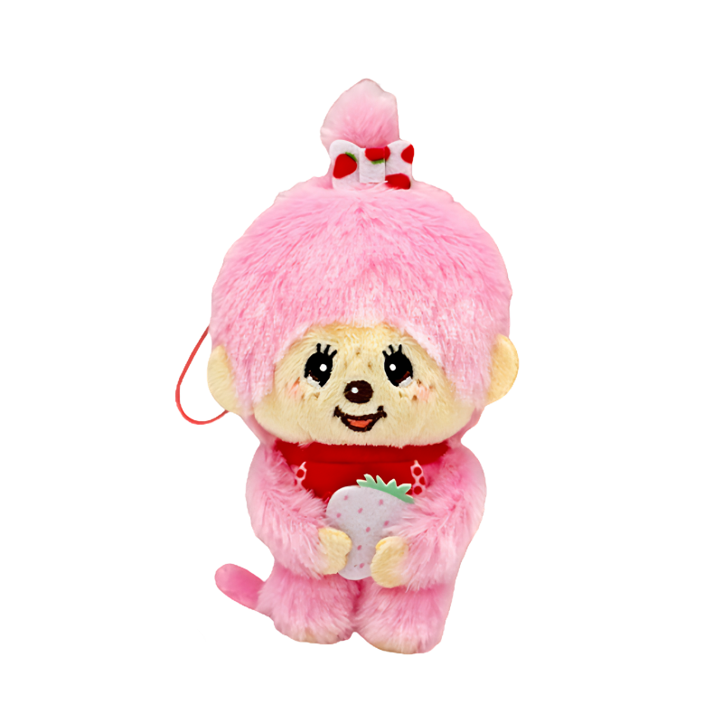 monchhichi-monchhichi-girl-pink-strawberry-mini-mascot-holder-keychain