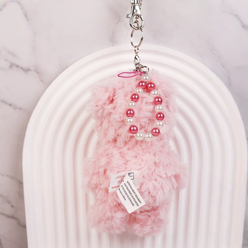 monchhichi-pink-bear-mascot-holder-keychain