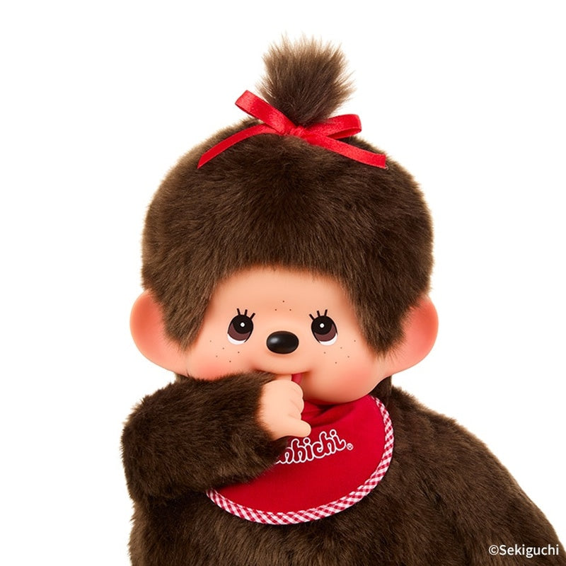MONCHHICHI Premium Standard Girl Brown L Plush Doll