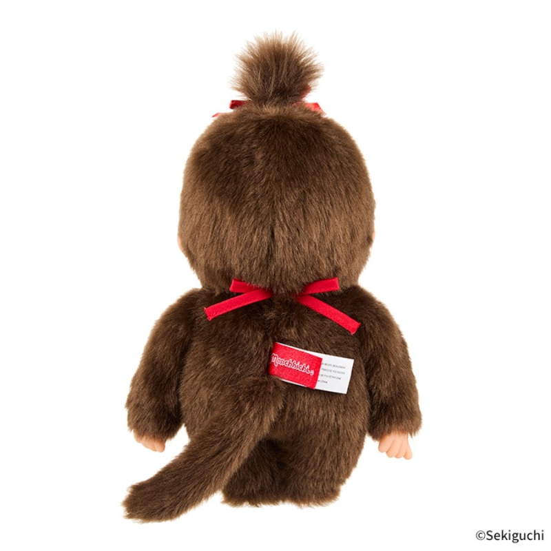 monchhichi-premium-standard-girl-brown-m-plush-doll