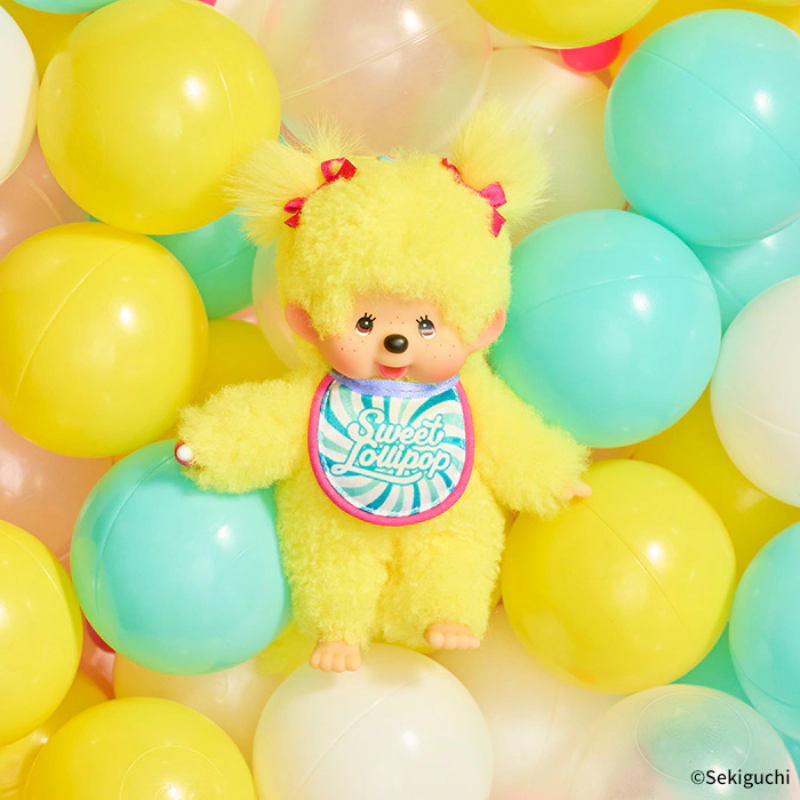 monchhichi-sweet-lollipop-yellow-mascot-holder-keychain