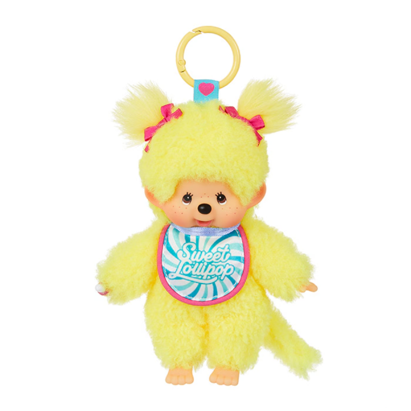 monchhichi-sweet-lollipop-yellow-mascot-holder-keychain