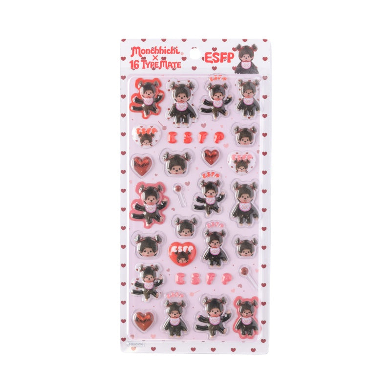 MONCHHICHI x 16 TYPEMATE MBTI Personalities Puffy Pop Sticker (ESFP)