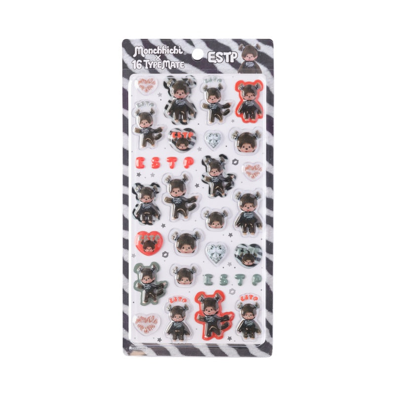 MONCHHICHI x 16 TYPEMATE MBTI Personalities Puffy Pop Sticker (ESTP)