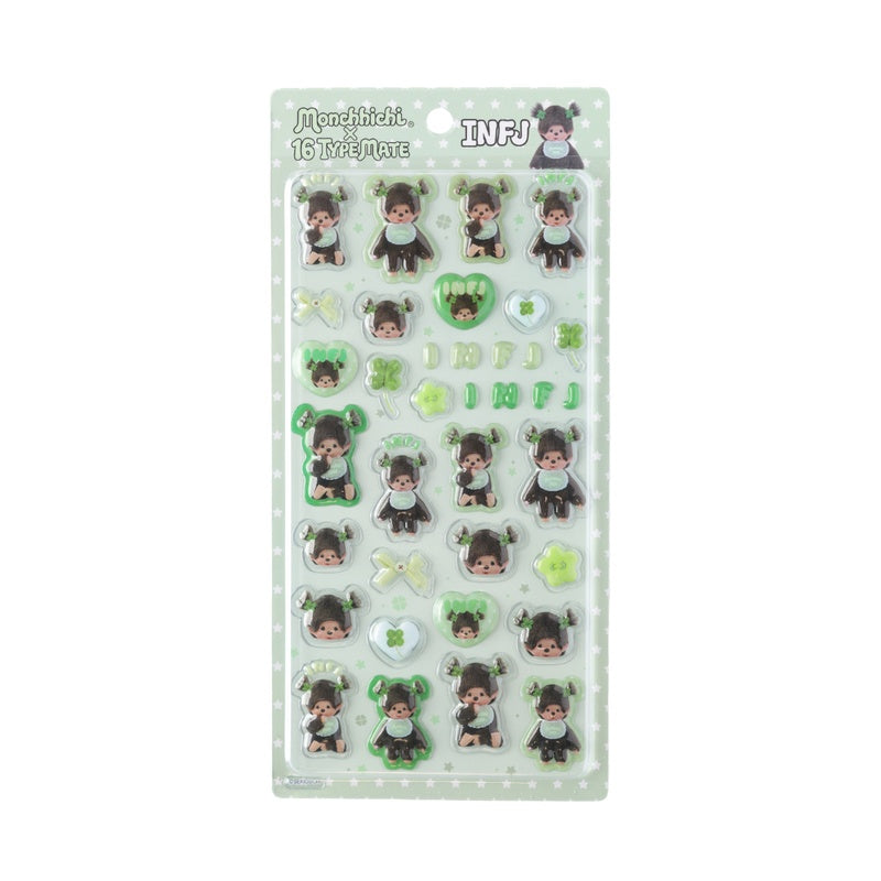 MONCHHICHI x 16 TYPEMATE MBTI Personalities Puffy Pop Sticker (INFJ)