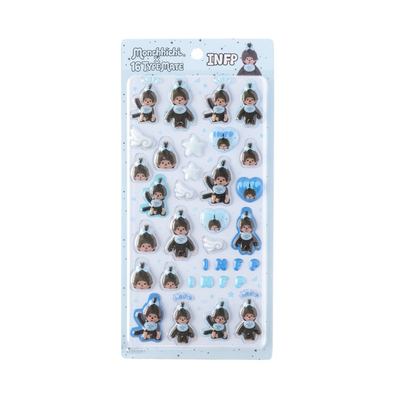 MONCHHICHI x 16 TYPEMATE MBTI Personalities Puffy Pop Sticker (INFP)