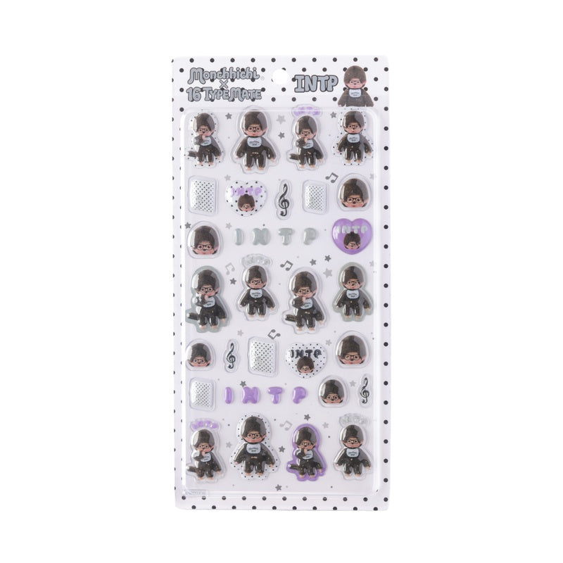 MONCHHICHI x 16 TYPEMATE MBTI Personalities Puffy Pop Sticker (INTP)