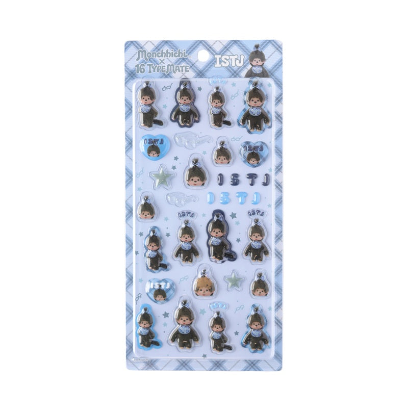 MONCHHICHI x 16 TYPEMATE MBTI Personalities Puffy Pop Sticker (ISTJ)