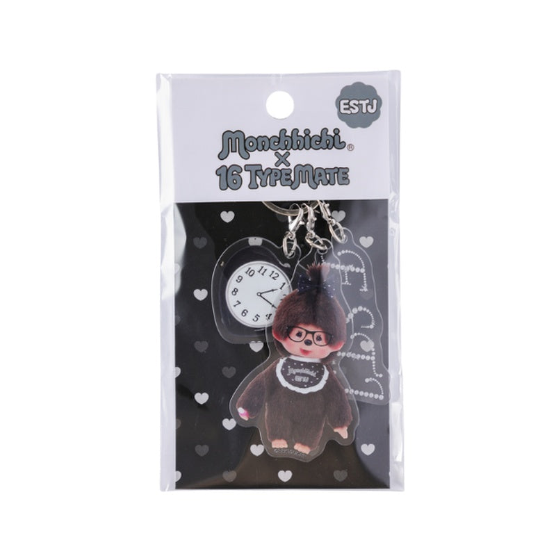 MONCHHICHI x 16 TYPEMATE MBTI Personalities 3 Piece Acrylic Charm Keychain (ESTJ)