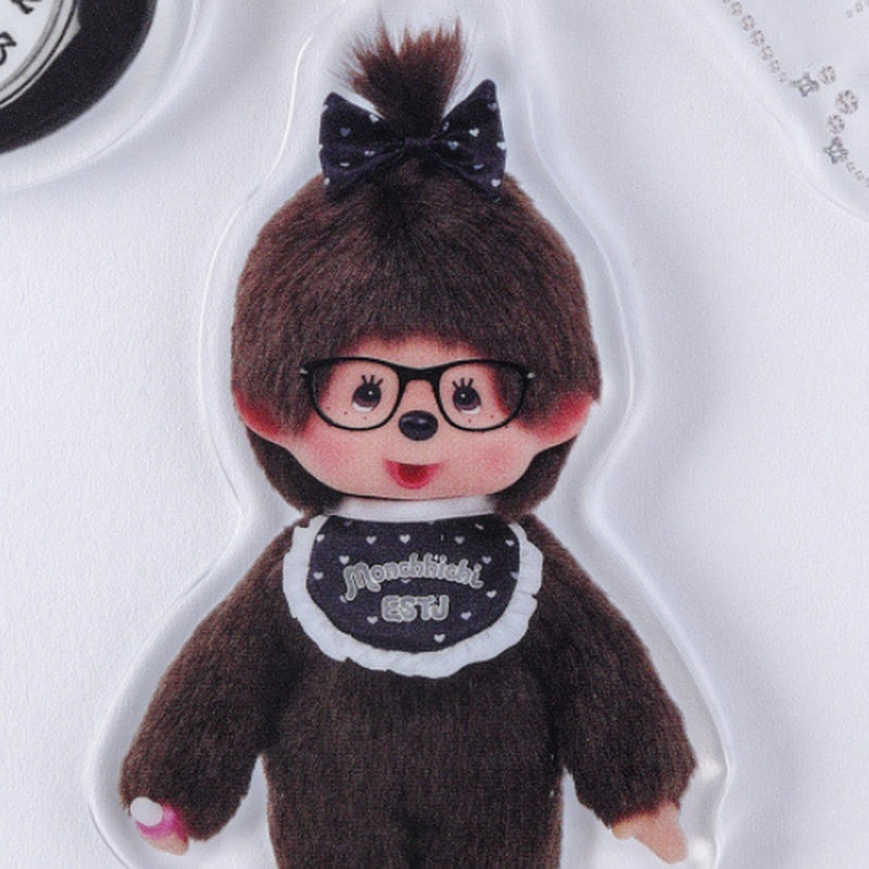 MONCHHICHI x 16 TYPEMATE MBTI Personalities 3 Piece Acrylic Charm Keychain (ESTJ)