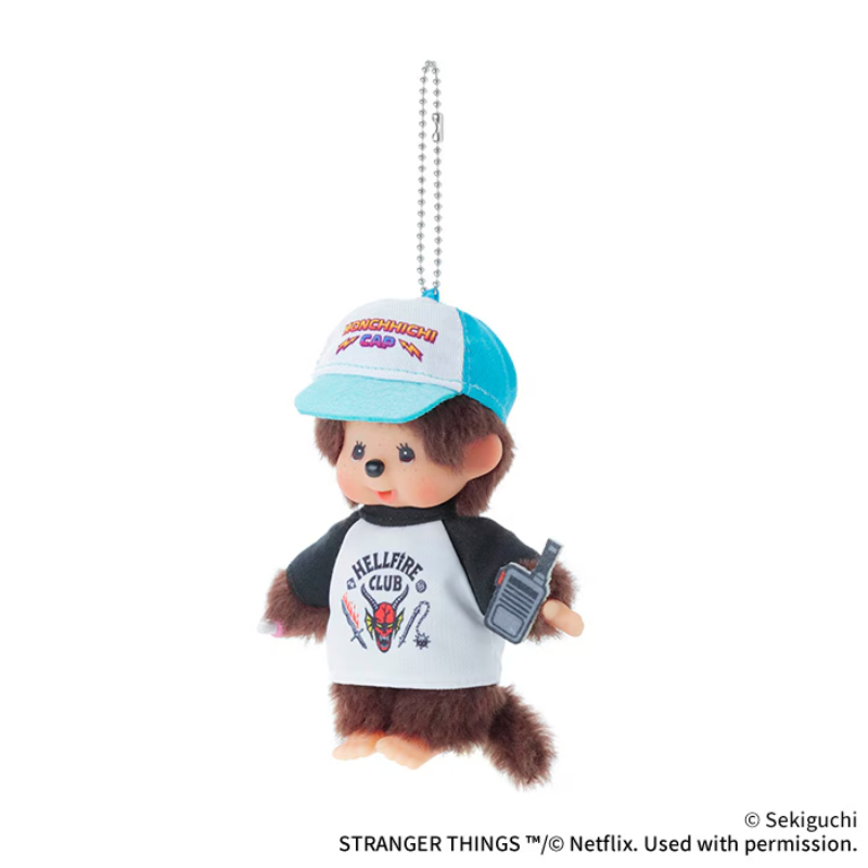 monchhichi-x-stranger-things-hellfire-club-mascot-holder-keychain