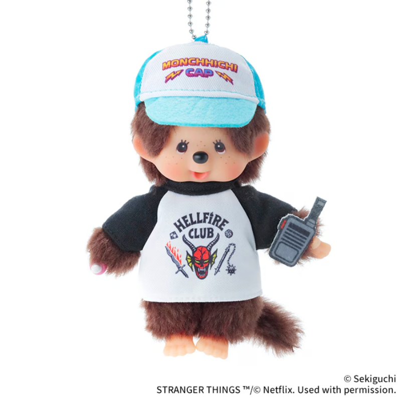 monchhichi-x-stranger-things-hellfire-club-mascot-holder-keychain