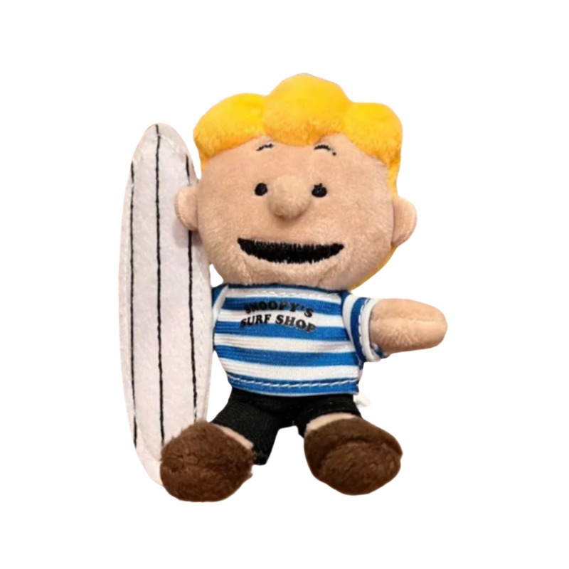 PEANUTS Hawaii Surf Shop Schroeder Tanned Mascot Holder Keychain