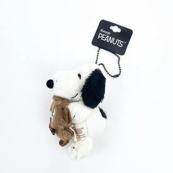 peanuts-snoopy-bear-check-vintage-mascot-holder-keychain