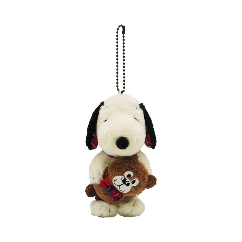 peanuts-snoopy-bear-check-vintage-mascot-holder-keychain