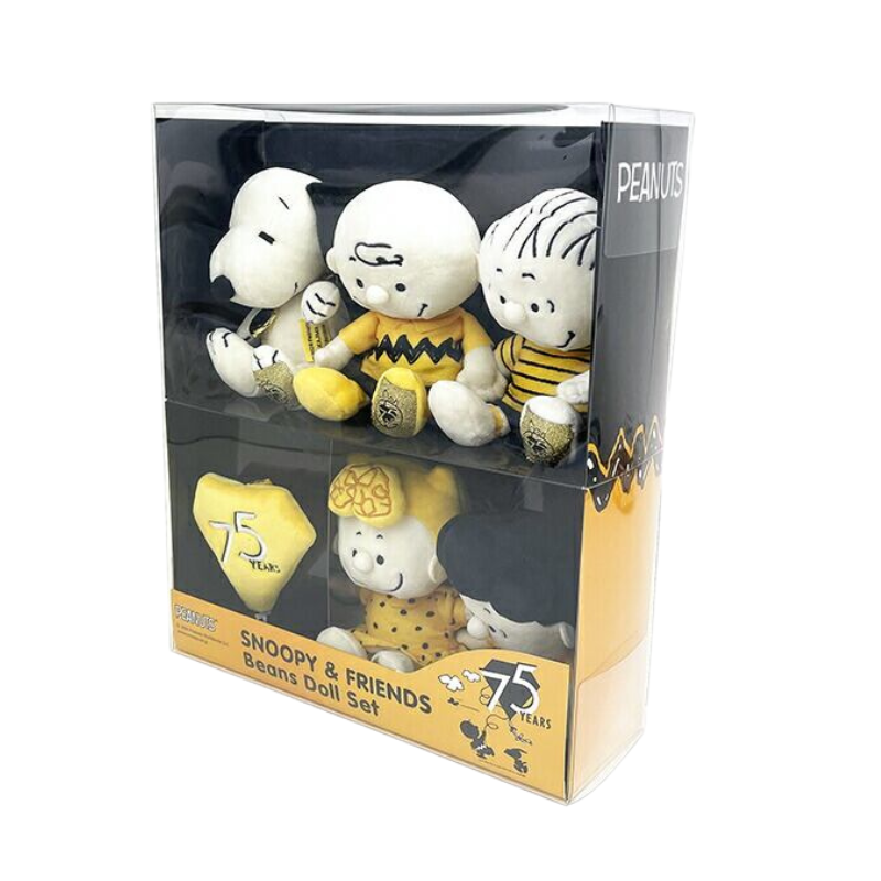 PEANUTS Snoopy & Friends 75th Anniversary Beans Doll Set | YORE STORE PEANUTS Snoopy & Friends 75th Anniversary Beans Doll Set | YORE STORE