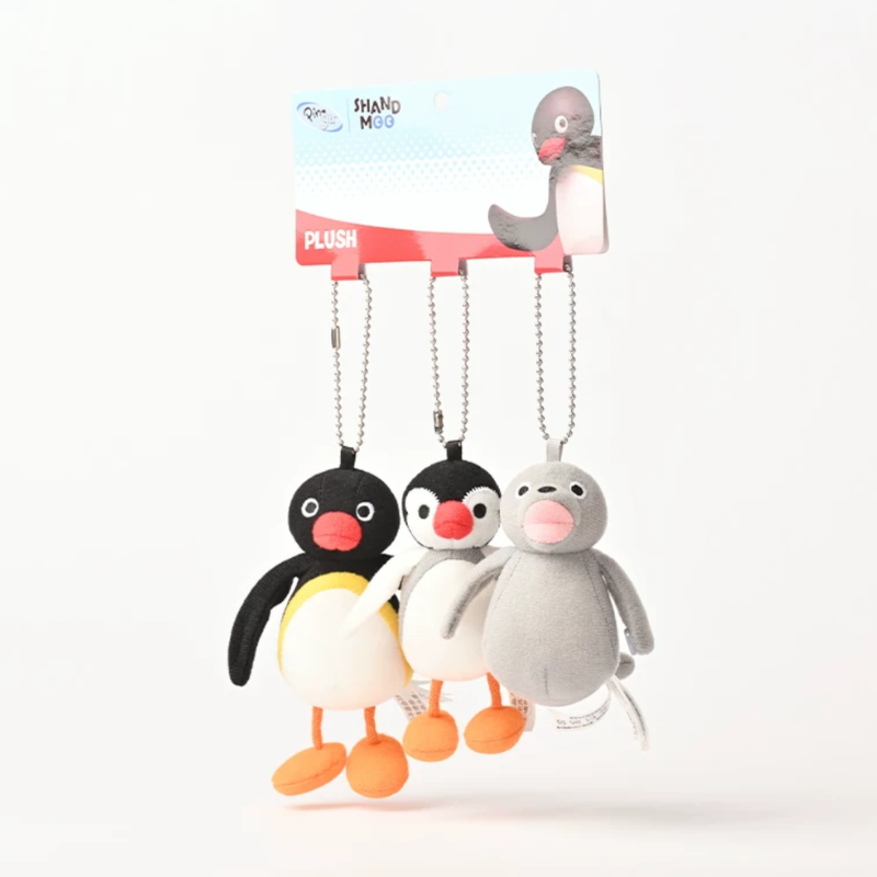 pingu-little-feet-series-trio-mascot-holder-keychain