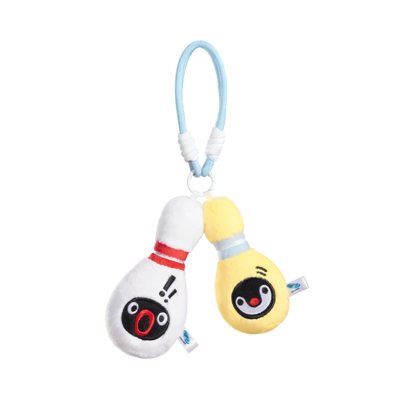 pingu-sports-series-bowling-mascot-holder-keychain