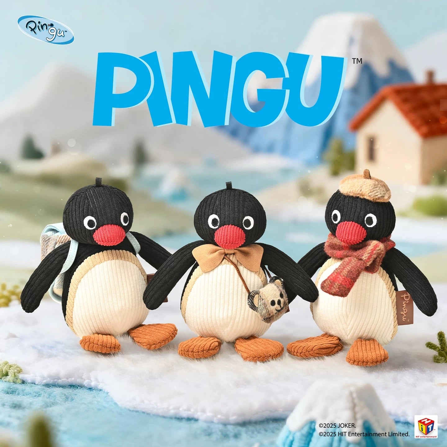 PINGU x SHANDMOO 45th Anniversary Vintage Series Scarf Pingu