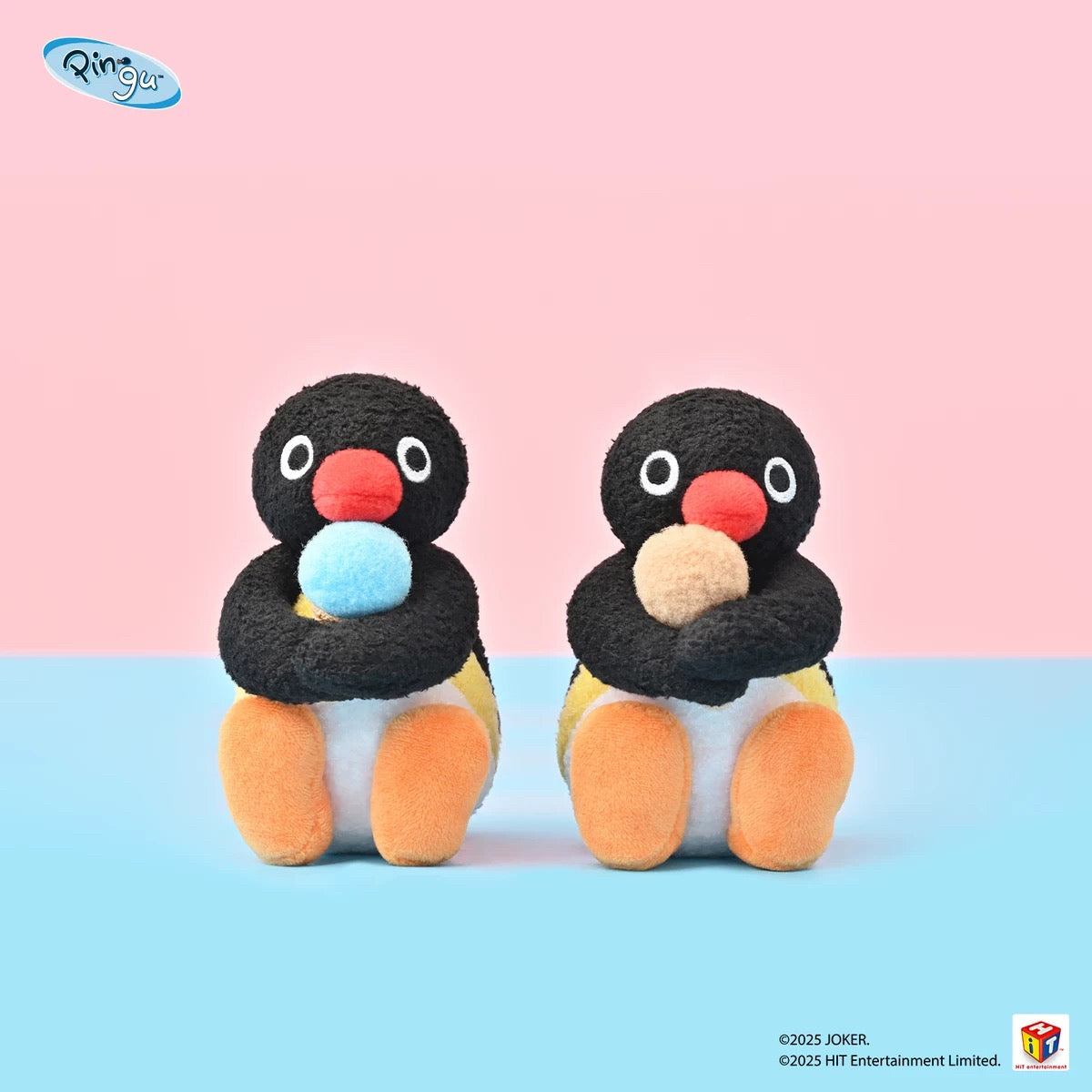 pingu-x-shandmoo-ice-cream-series-pinga-strawberry-cone-mascot-holder-keychain