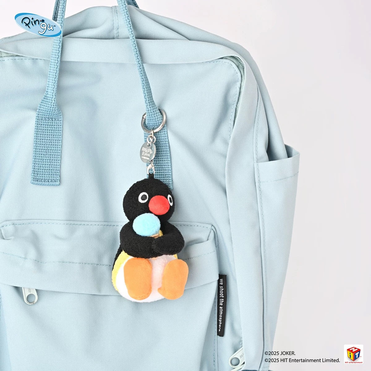 pingu-x-shandmoo-ice-cream-series-pinga-strawberry-cone-mascot-holder-keychain